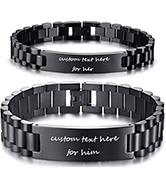 personalized couple bracelet