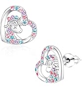 Tarsus Hypoallergenic Unicorn Earrings for Girls Women, Lovely Unicorn Jewelry for Daughter Grand...